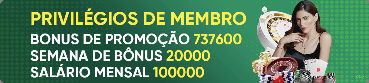 Bônus e prêmios g5g